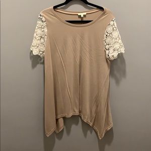 KORI laced sleeved t shirt